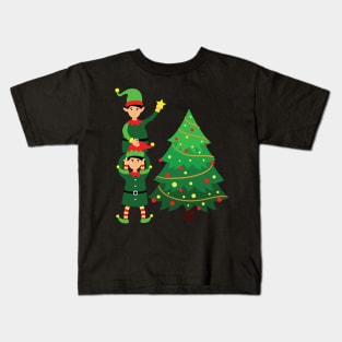 Elf teamwork Kids T-Shirt